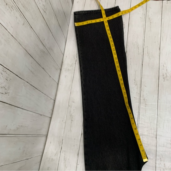 Lauren Ralph Lauren Wide Leg Mid Rise Non Stretch Jeans Creased Easy W27 Size 4 - Picture 14 of 15